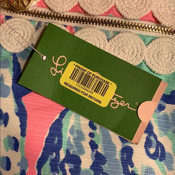 Lilly Pulitzer Pink Dress with Blue Shells, NWT - Picture 5 of 7